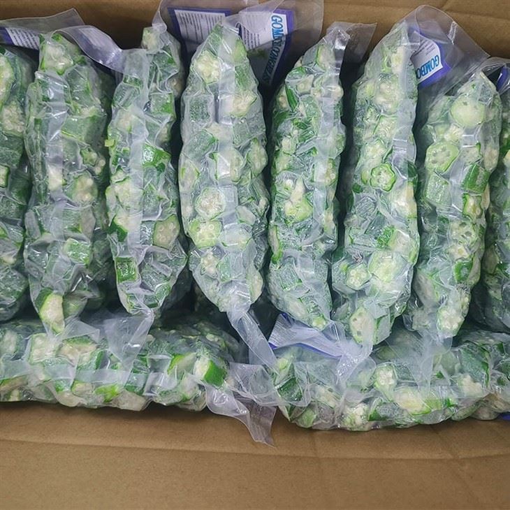 Frozen okra retains nutrients