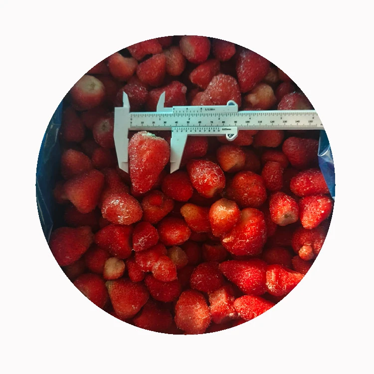 frozen strawberries for commercial food applications