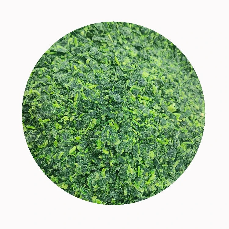 IQF frozen spinach format for foodservice retail and industrial cooking