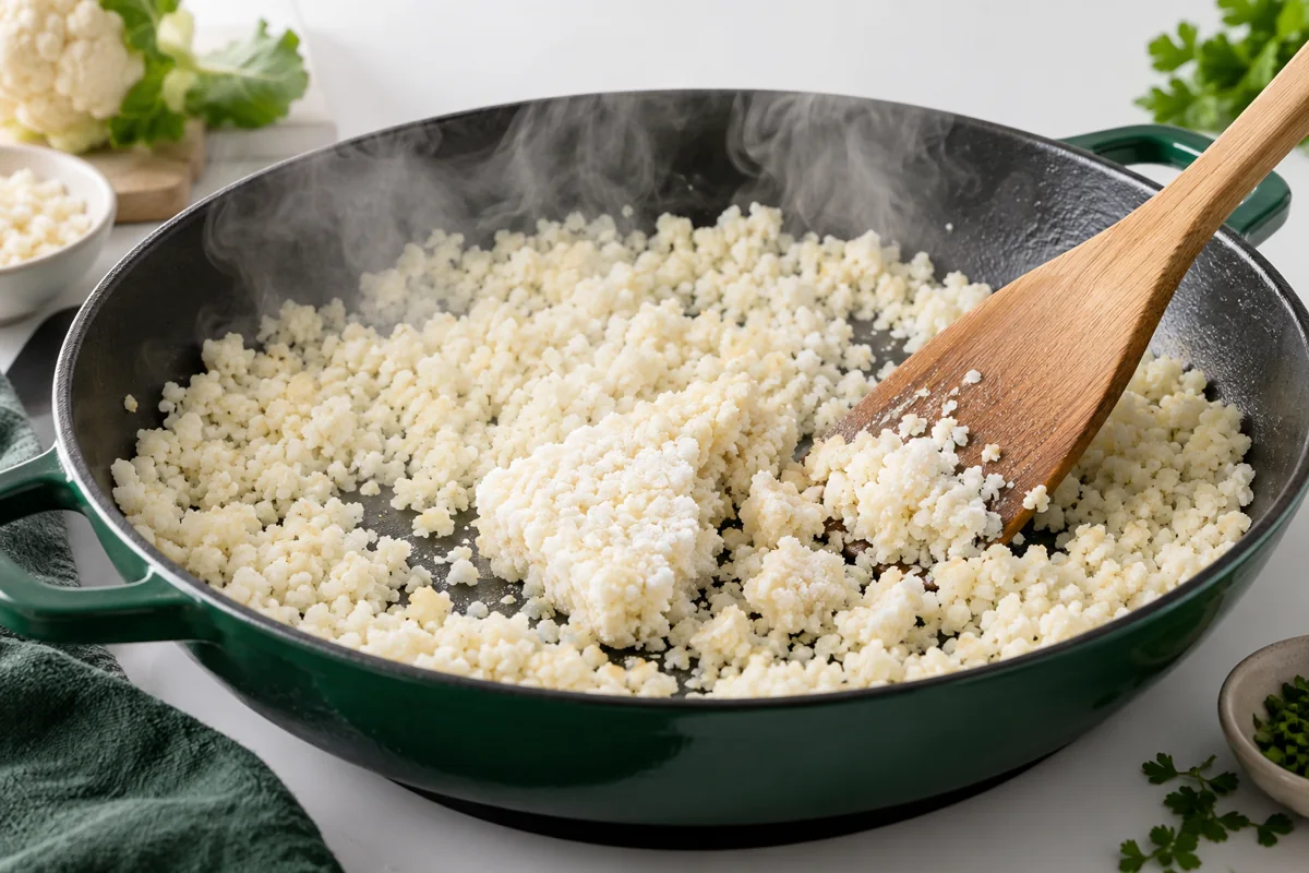 How to Freeze Cauliflower Rice in Useful Portions