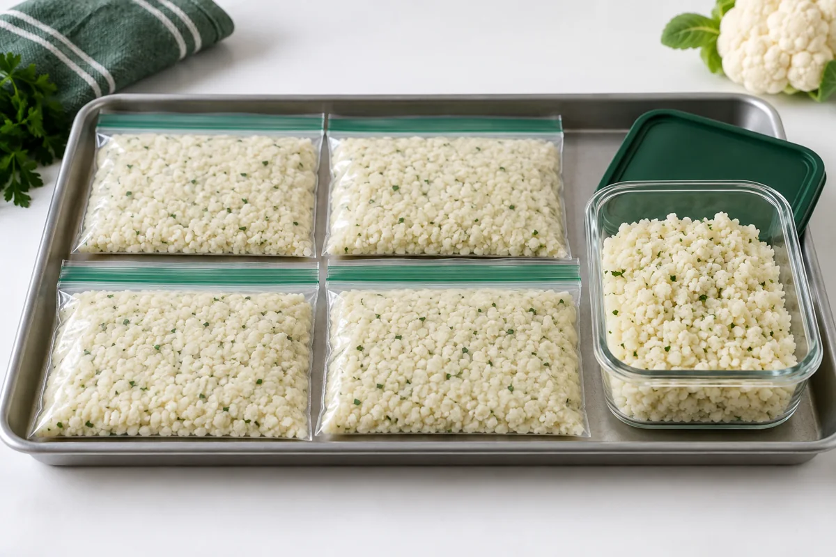 Prepare Even, Dry Cauliflower Rice
