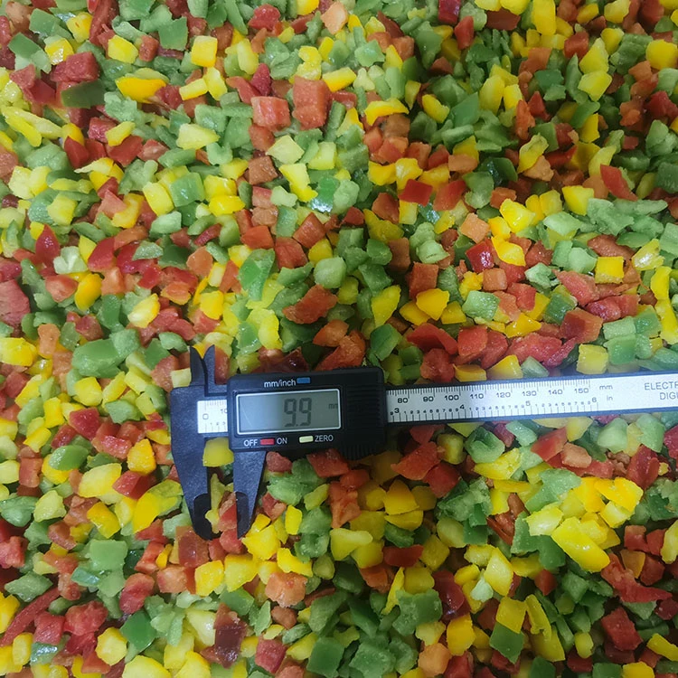 diced IQF frozen bell peppers for food processing diced IQF frozen bell peppers for food processing
